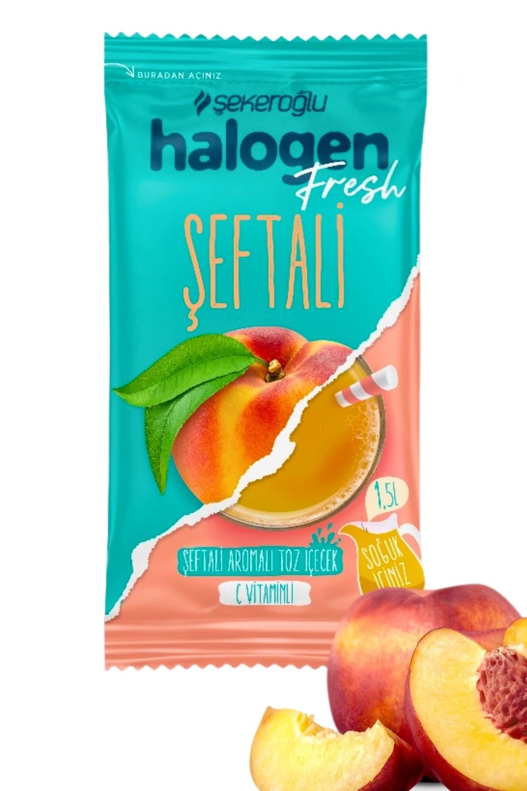 Şekeroğlu Halogen Şeftali 9 Gr*4  
