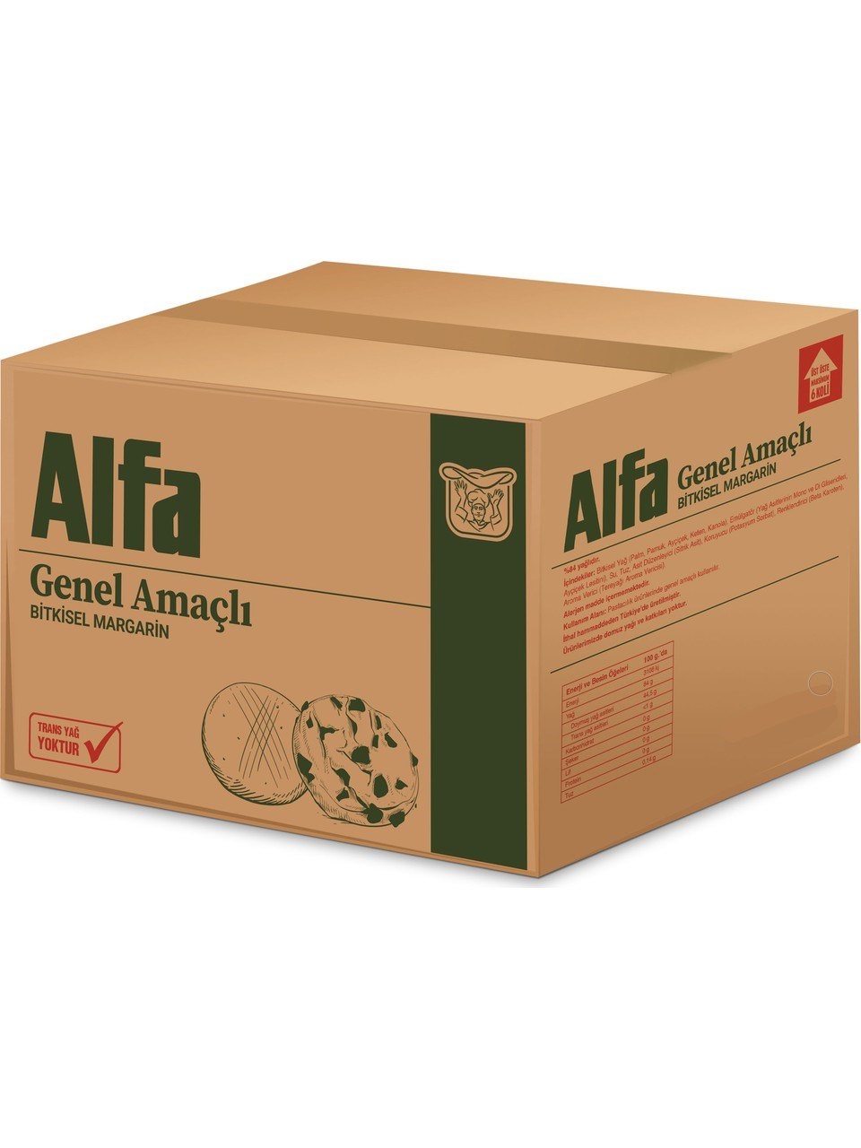Alfa Chef Bitkisel Margarin 2,5 Kg 