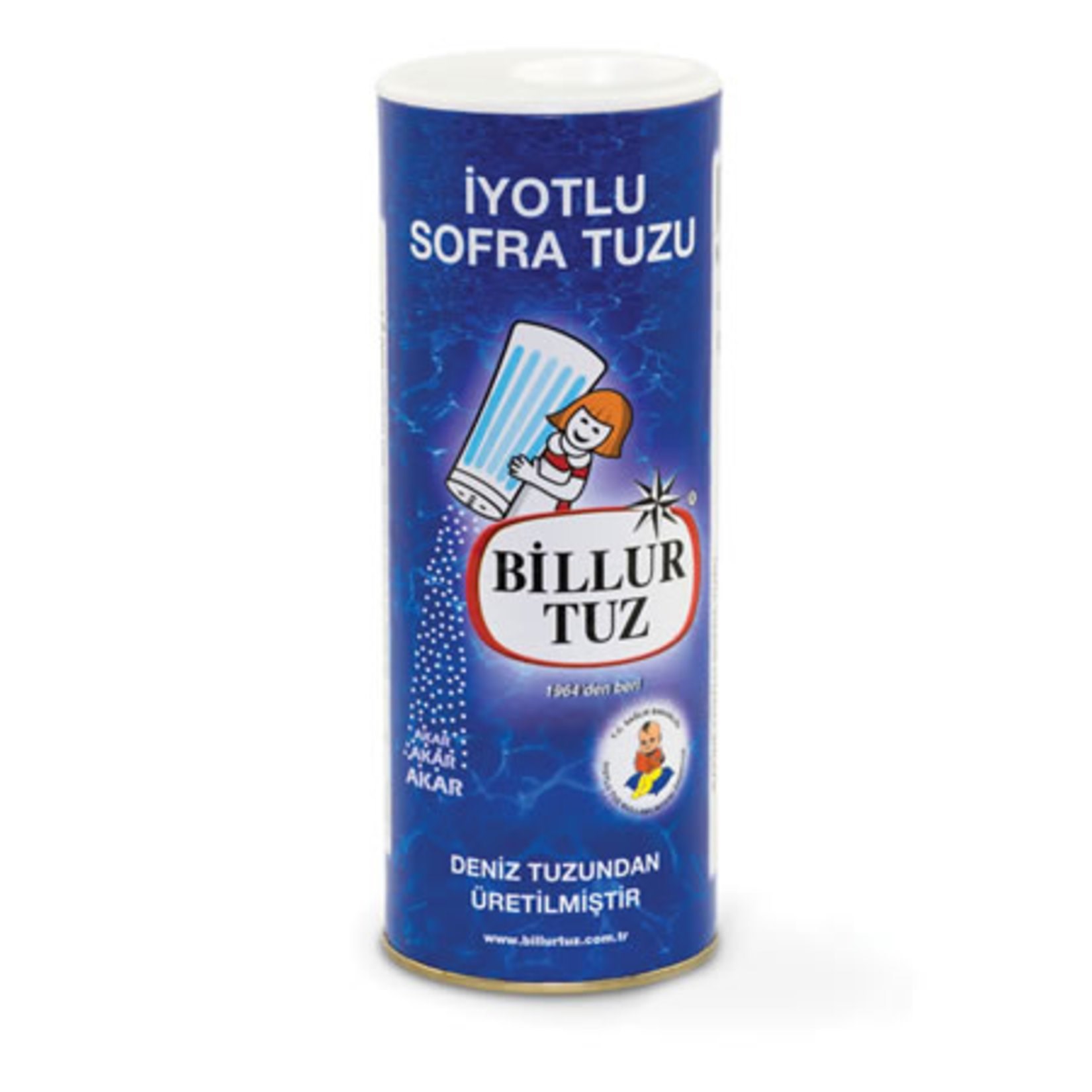 Billur Tuz 125 Gr. Karton Tuzluk 