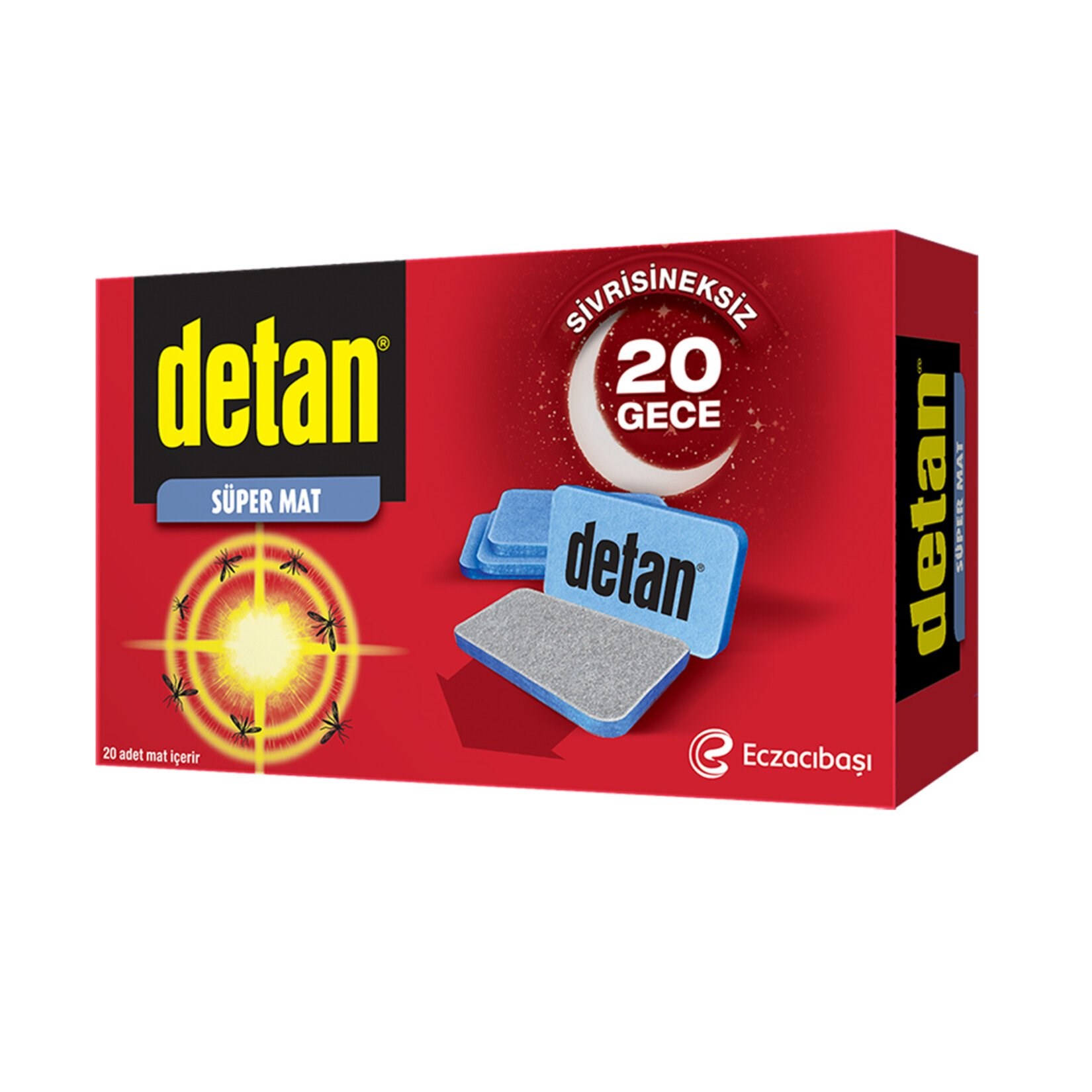 Detan Mat Tablet 20 Adet 