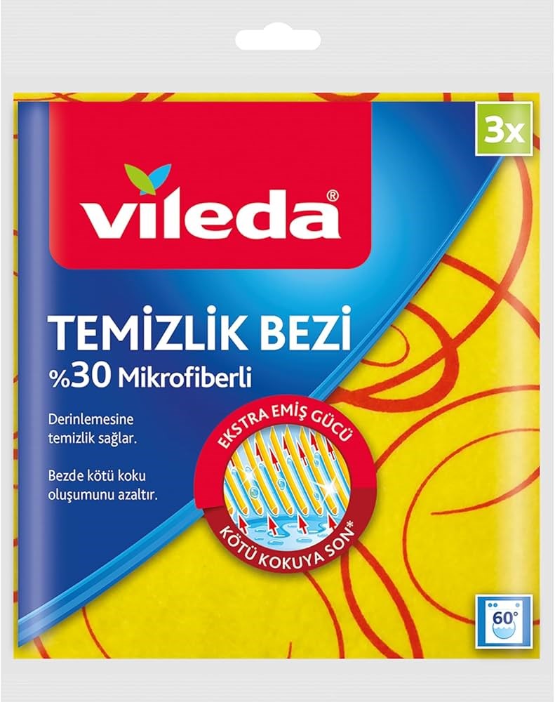 Vileda Temizlik Bezi 3 Adet 