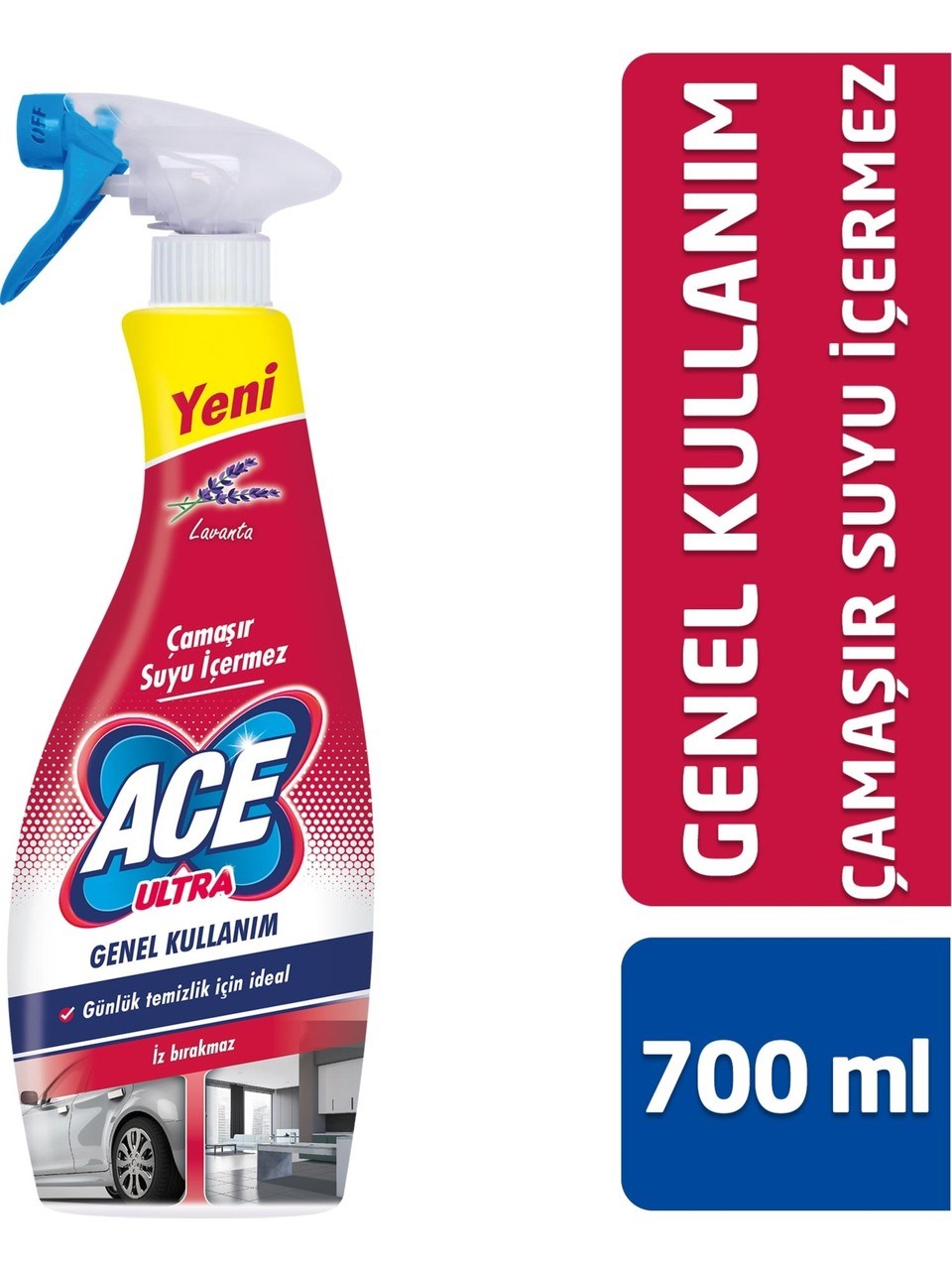 Ace Ultra Köpük Çok Amaçlı Çamaşır Susuz Sprey 700 Ml 