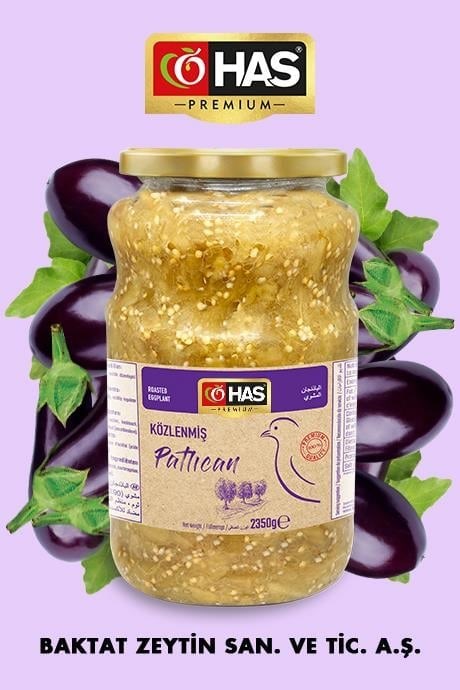 Has Közlenmiş Patlıcan Dilimli 2600 Gr 