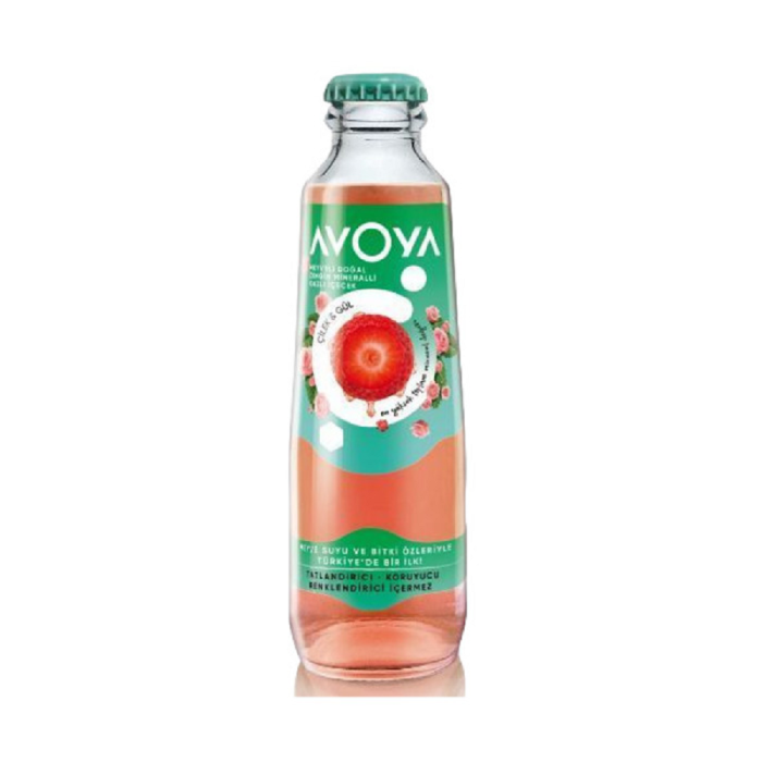 Avoya Çilek & Gül Meyveli Maden Suyu 200 Ml 