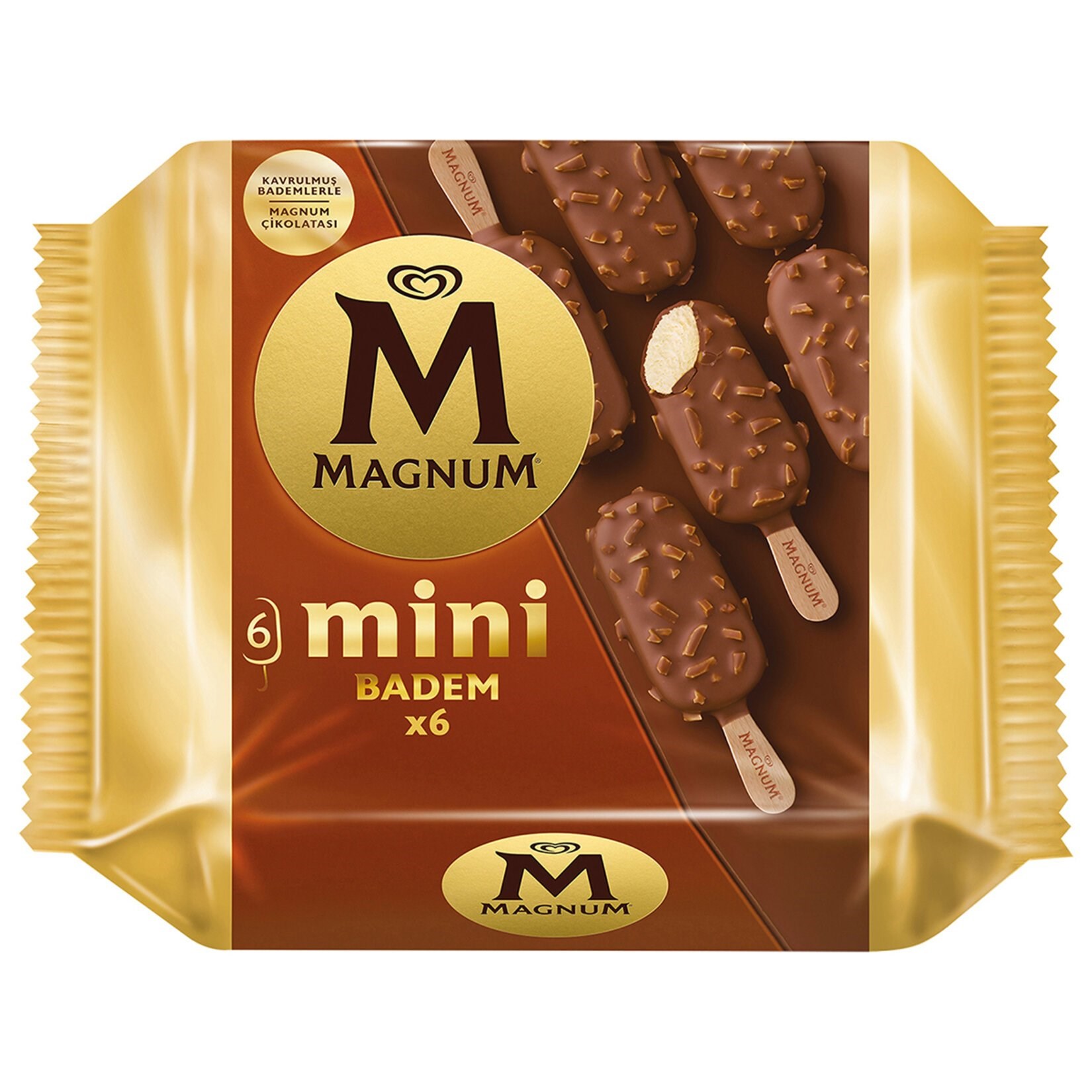 Magnum Mini Badem 6lı 345Ml 