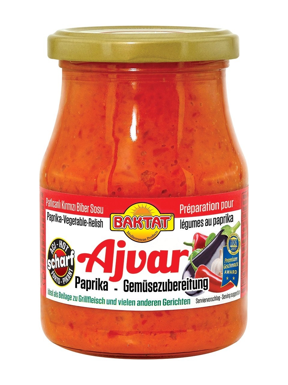 Baktat Ajvar Acılı 370 cc 