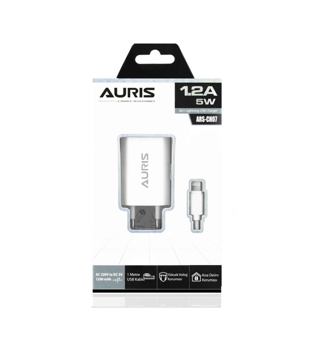 Auris ARS-Ch07 Iphone X Şarj 1.2A  