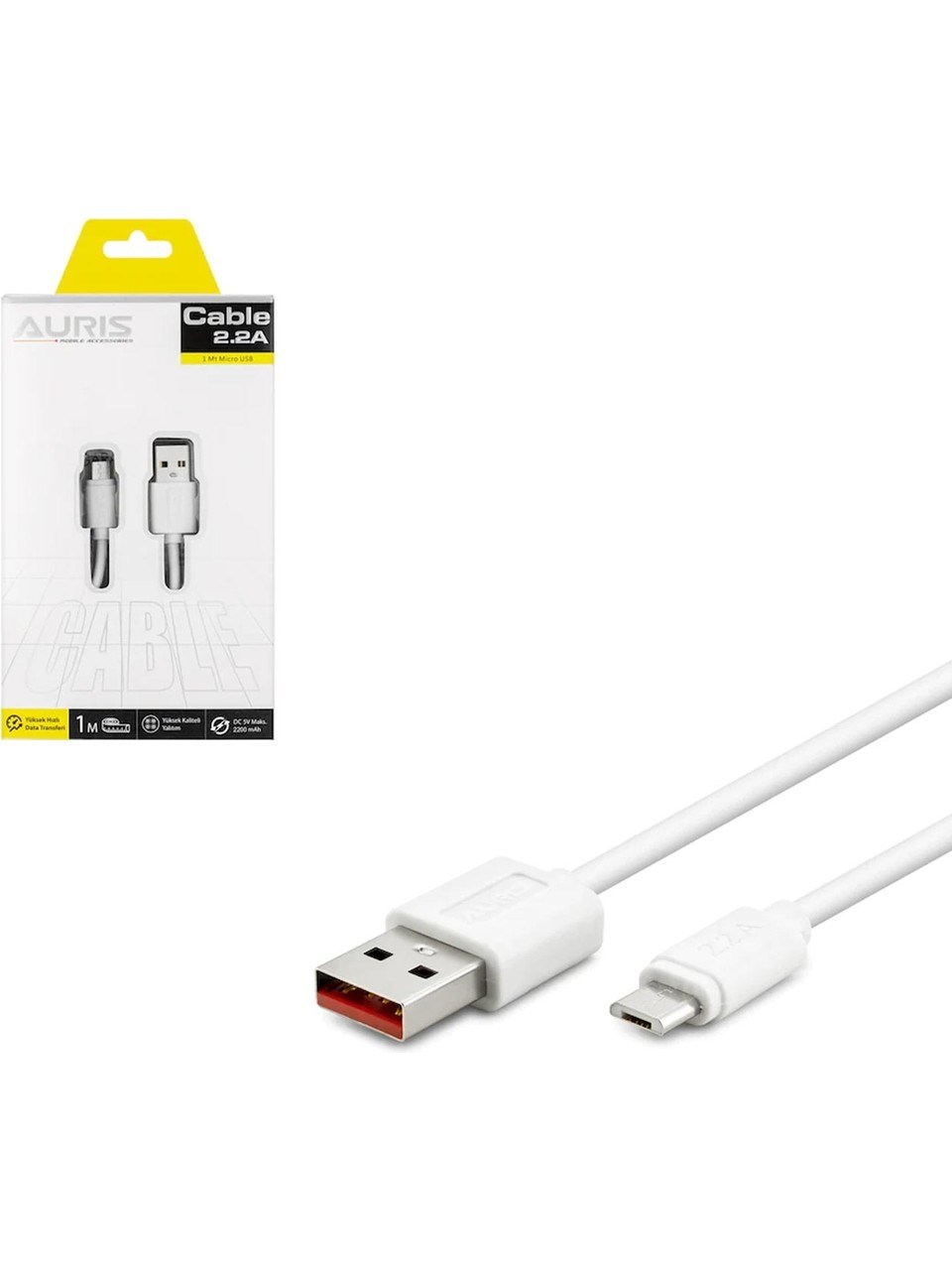 Auris ARS-Cb01 Micro Usb Kablo 1M 