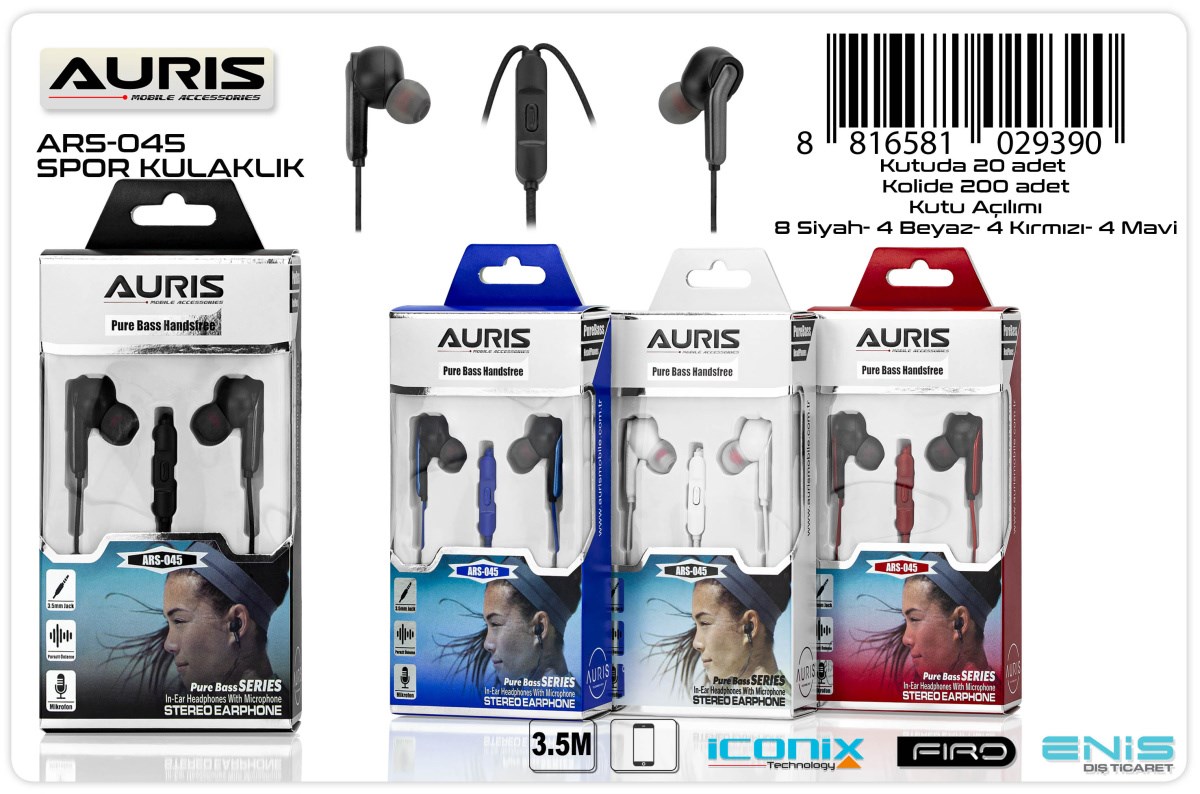Auris ARS-045 Mix Kulaklık 