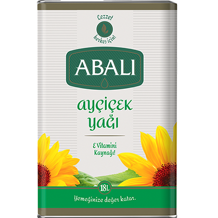 Abalı Ayçiçek Yağı 18 Lt 