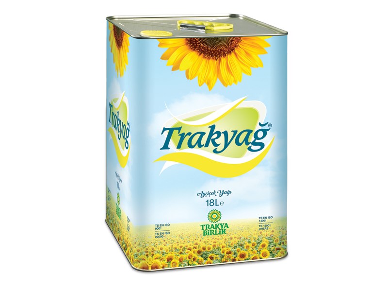 Trakyağ Ayçiçek Yağı 18 Lt 