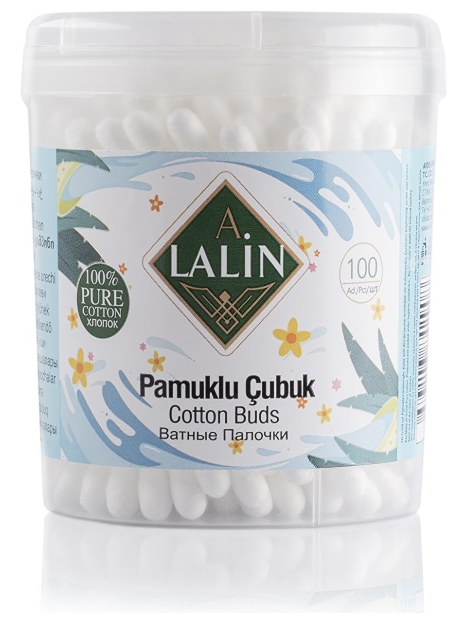 Lalin Kulak Çubuğu 100 Adet 
