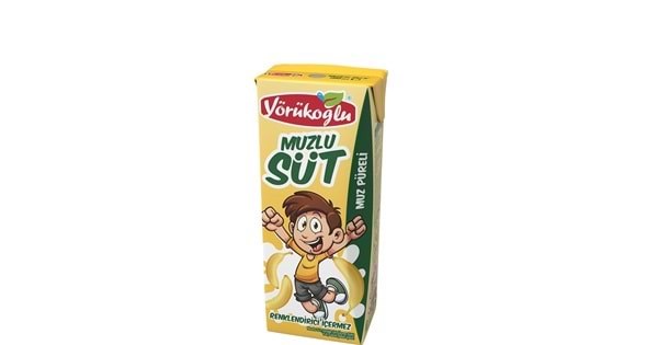 Yörükoğlu Süt Muzlu 180 Ml.  