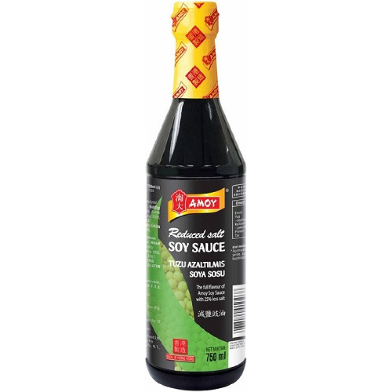 Amoy Soya Sosu Tuzu Azaltılmış 750 Ml 