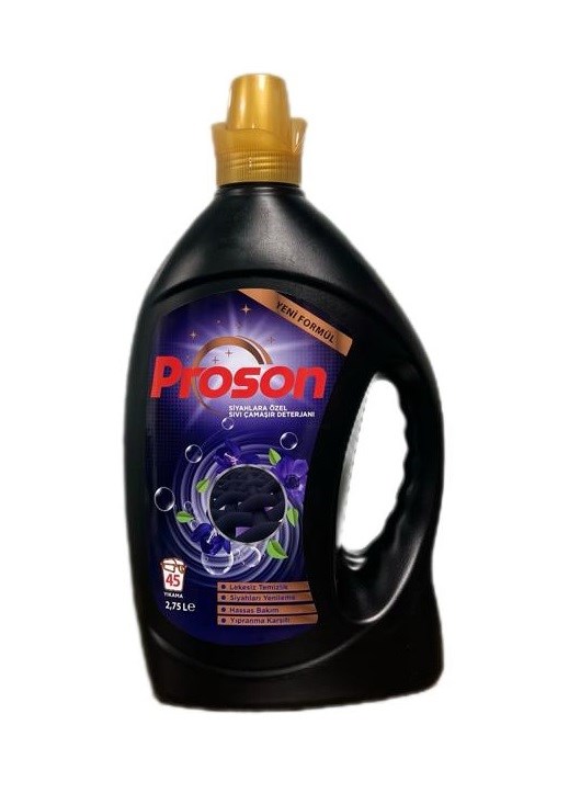 Proson Siyahlar Sıvı Deterjan 2750 Ml (45 Yıkama) 