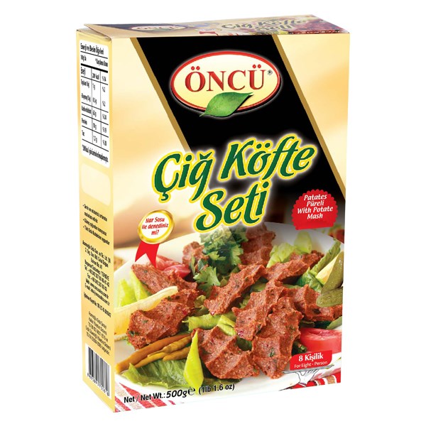 Öncü Çiğ Köfte Seti Patatesli 500 Gr 