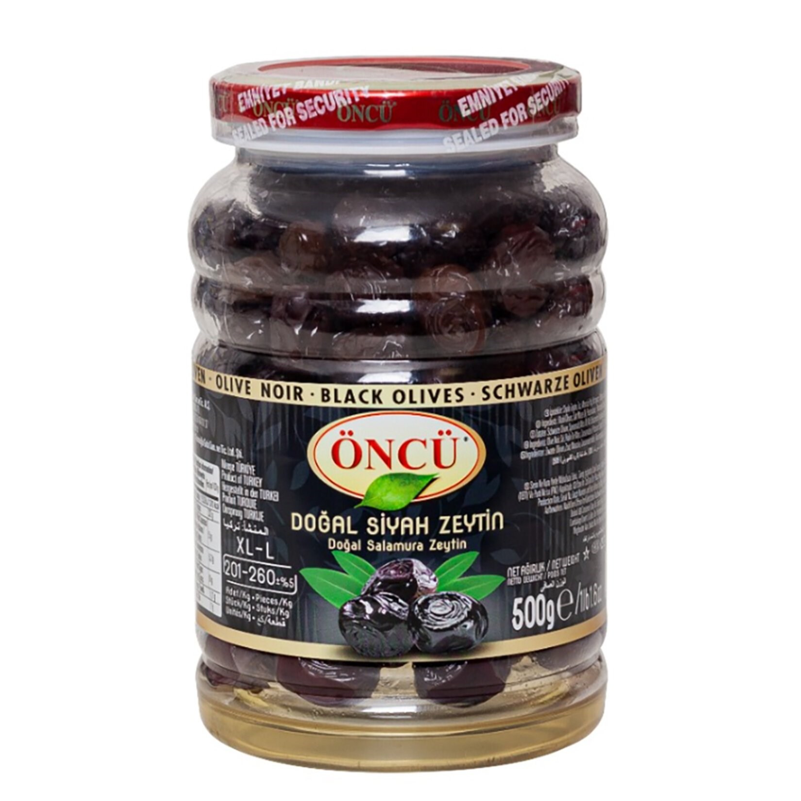 Öncü Zeyt.Siyah 500 Gr (Xl-L) (201-260) 