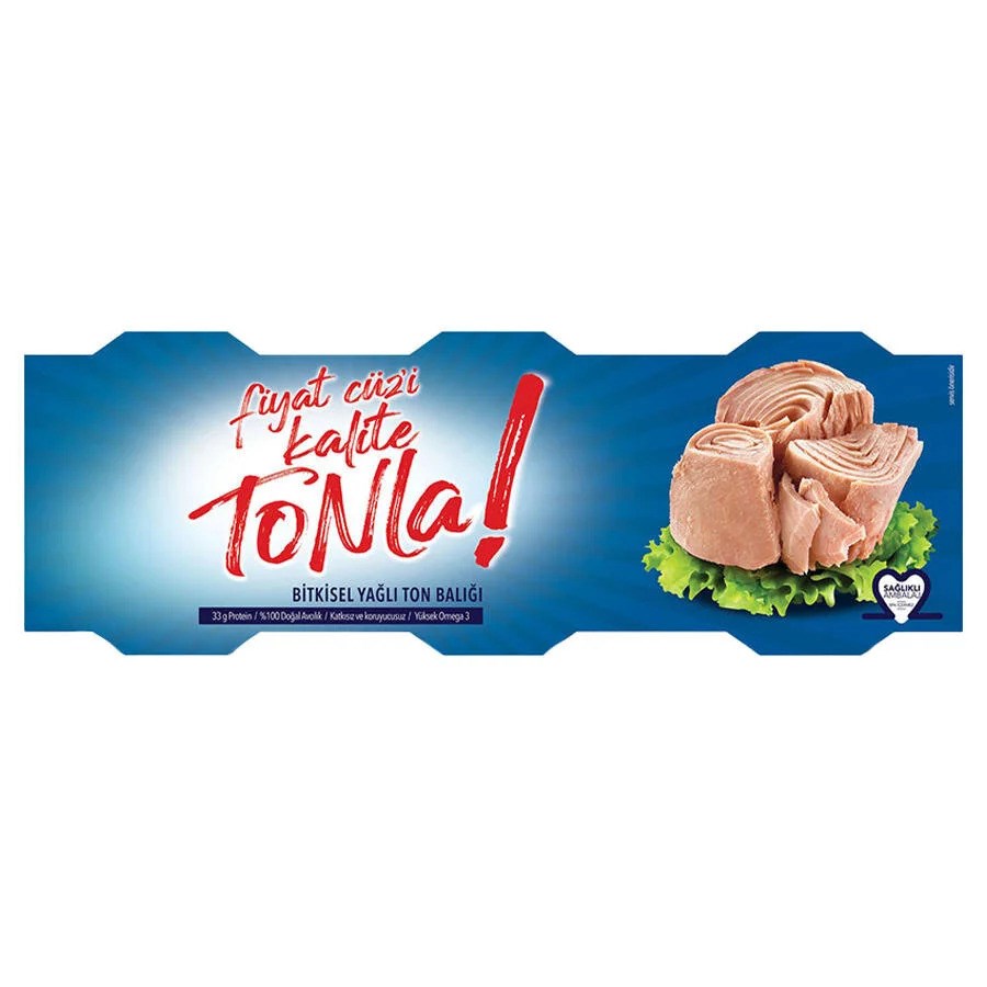 Dardanel Tonla (3 X 75 Gr.) Ayçiçekyağlı  