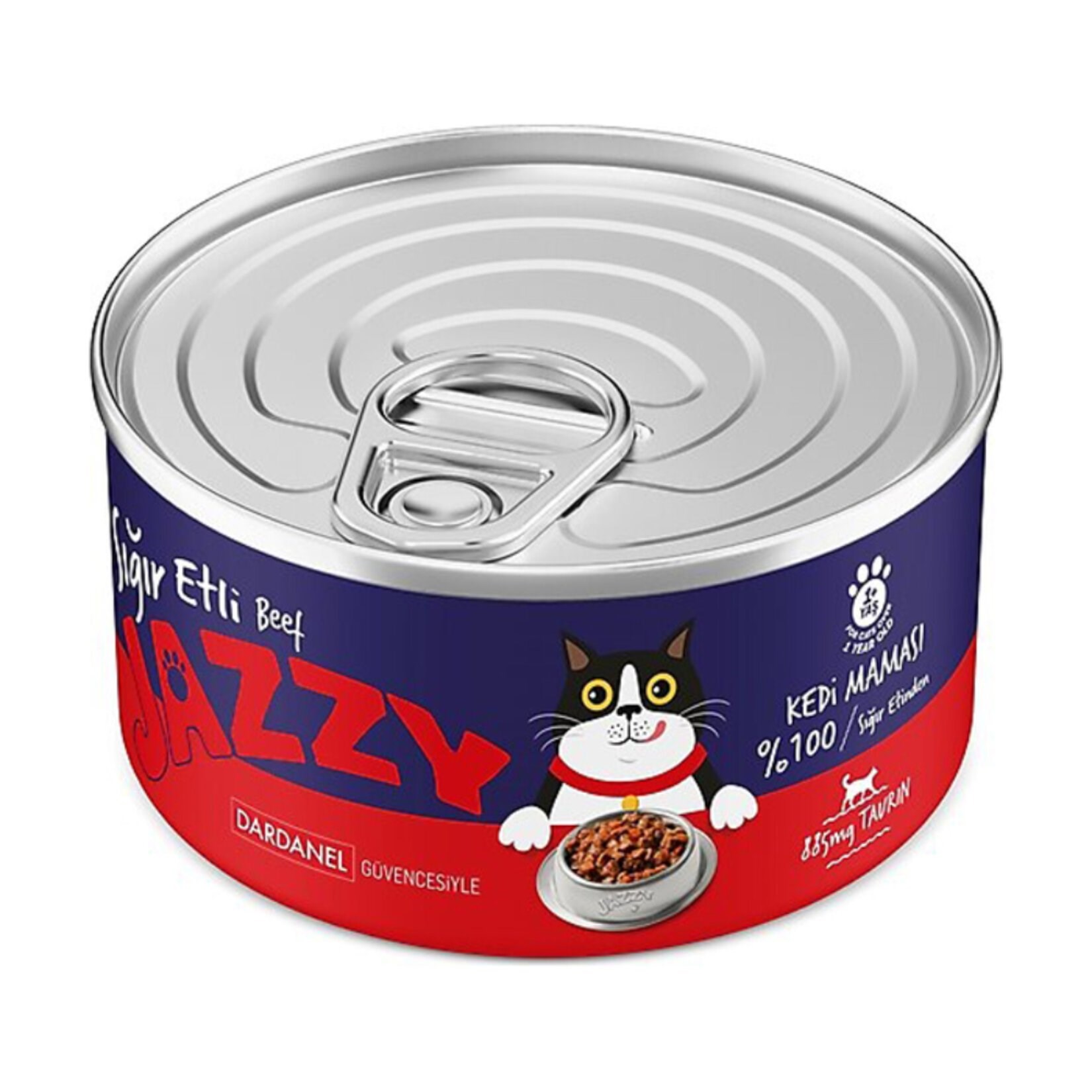 Dardanel Jazzy Kedi Maması Etli 95 Gr  