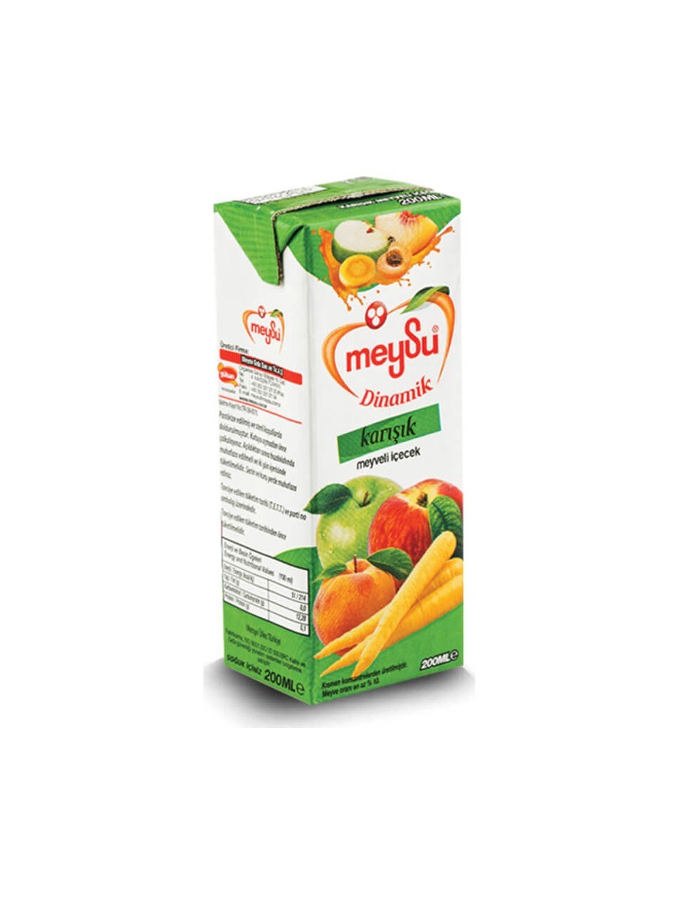 Meysu Dinamik Karışık Meyve Suyu 200 Ml 