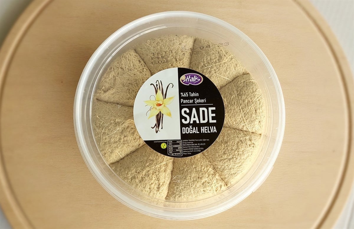 HALİS HELVA  600 gr.- DOĞAL SADE - çanak (10x)

 