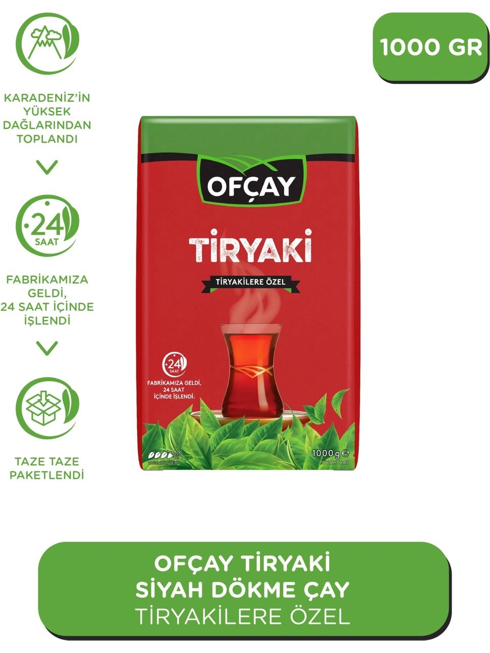 Ofçay Tiryakisine Çay 1 Kg 