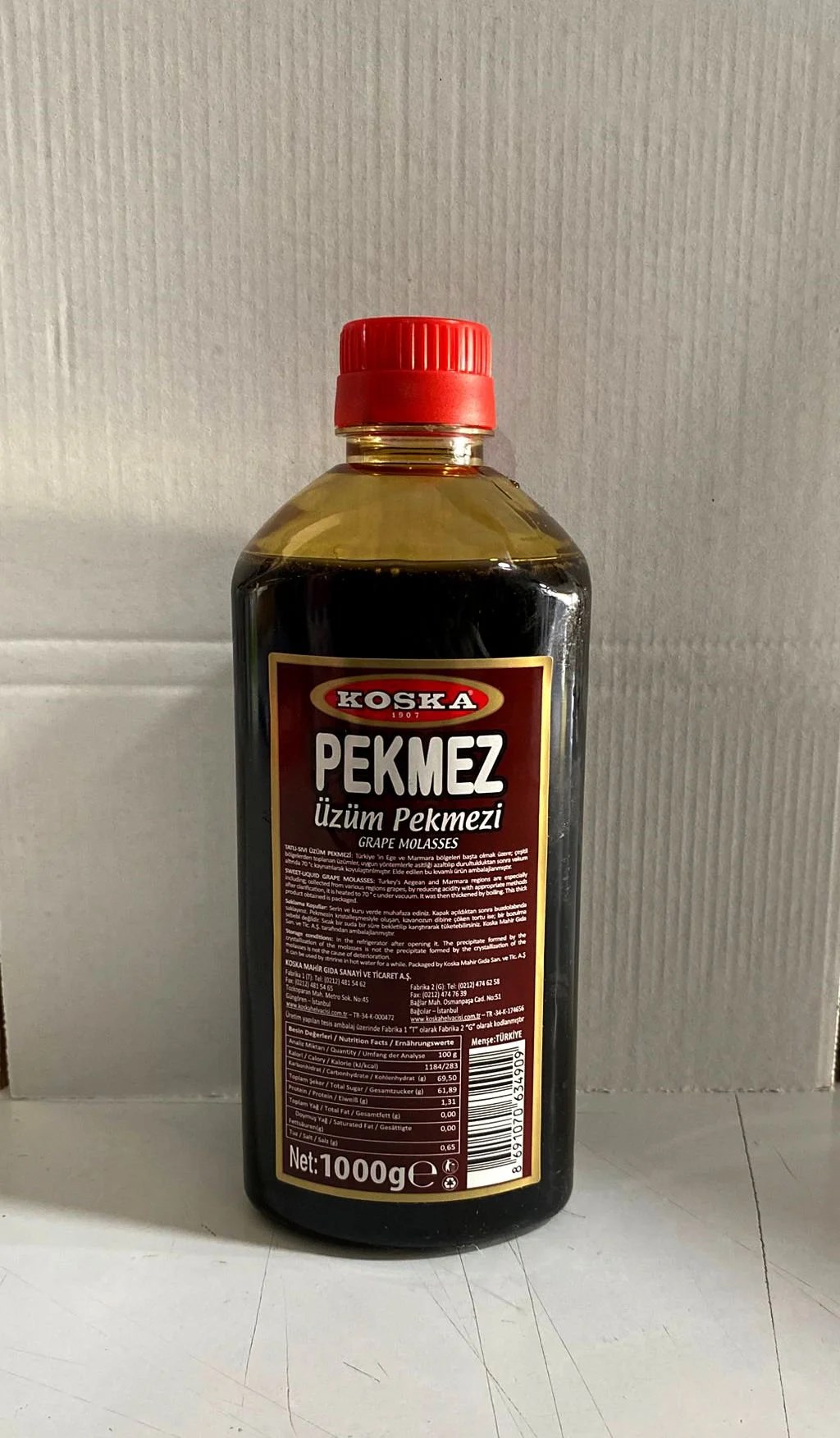 Koska Üzüm Pekmezi 1000 Gr 
