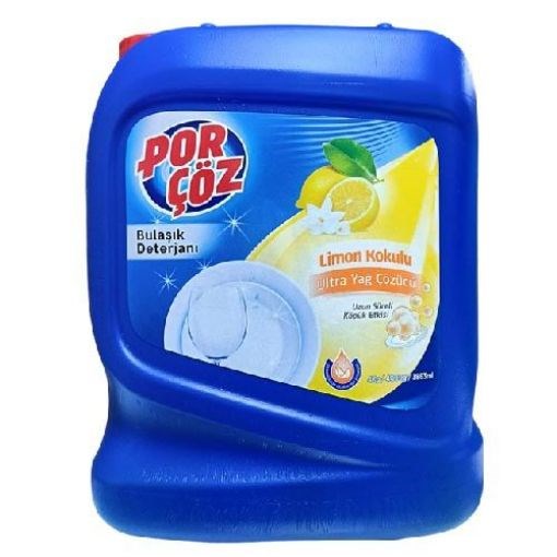 Porçöz Limonlu Bulaşık Elde Yıkama Deterjanı 4 Kg 
