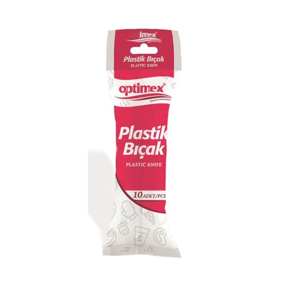 Optimex Kullan-At Plas.Bıçak 10 Lu 