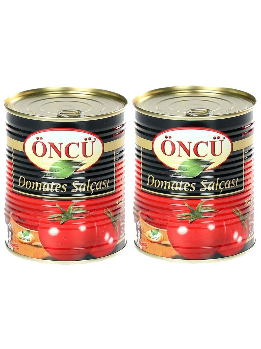 Öncü Domates Salçası Teneke Kutu 830 Gr 2 Adet 